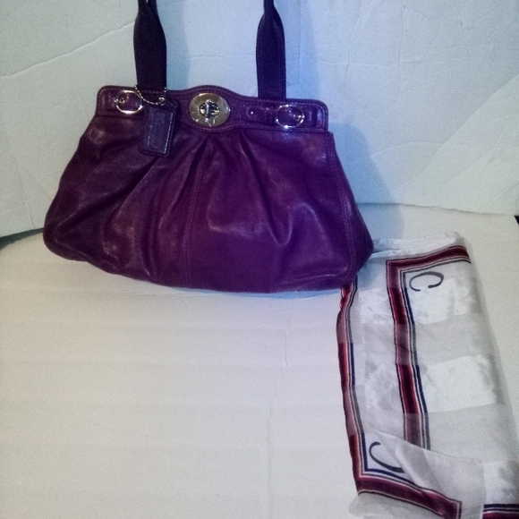 Coach Purple Hobo Bag